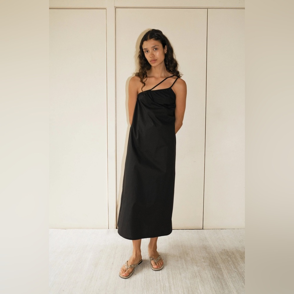 DEIJI Studios One Shoulder Dress Black XS